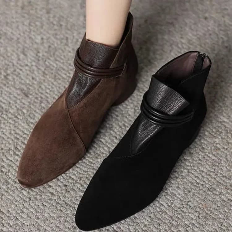 Scarpe femminili 2024 vendita calda slip on autunno pompe da donna punta a punta colori misti floccaggio pied de poule tacco medio pompe professionali