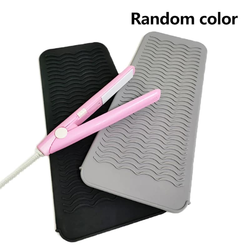 Silicone curing wand case, hair plate, hairdresser case, curling iron, insulating mat, heat-resistant case