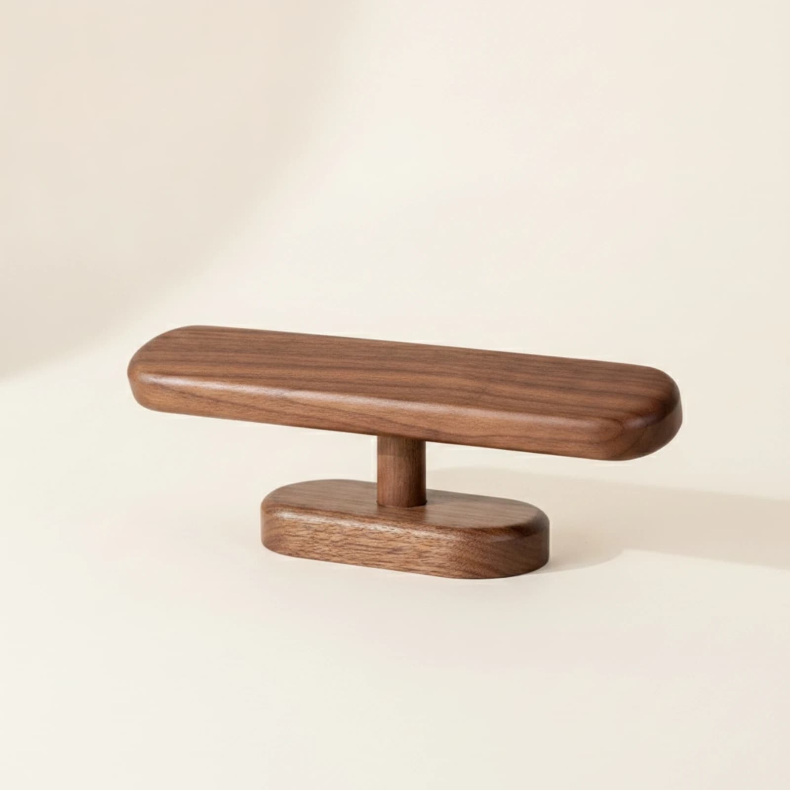 Watch Display Stand Sleek Wooden Watch Holder Jewelry Display Stand Minimalist Organizer Modern for Men, Dresser, Nightstand