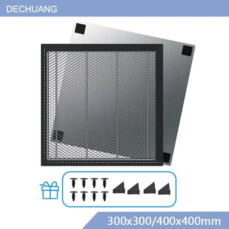 300x300mm 400x400mm Laser Engraver Workbench Nido Workbench Workbench for Laser Cutting Machine CO2 S9 TTS55Pro TS2 Aluminum Panel