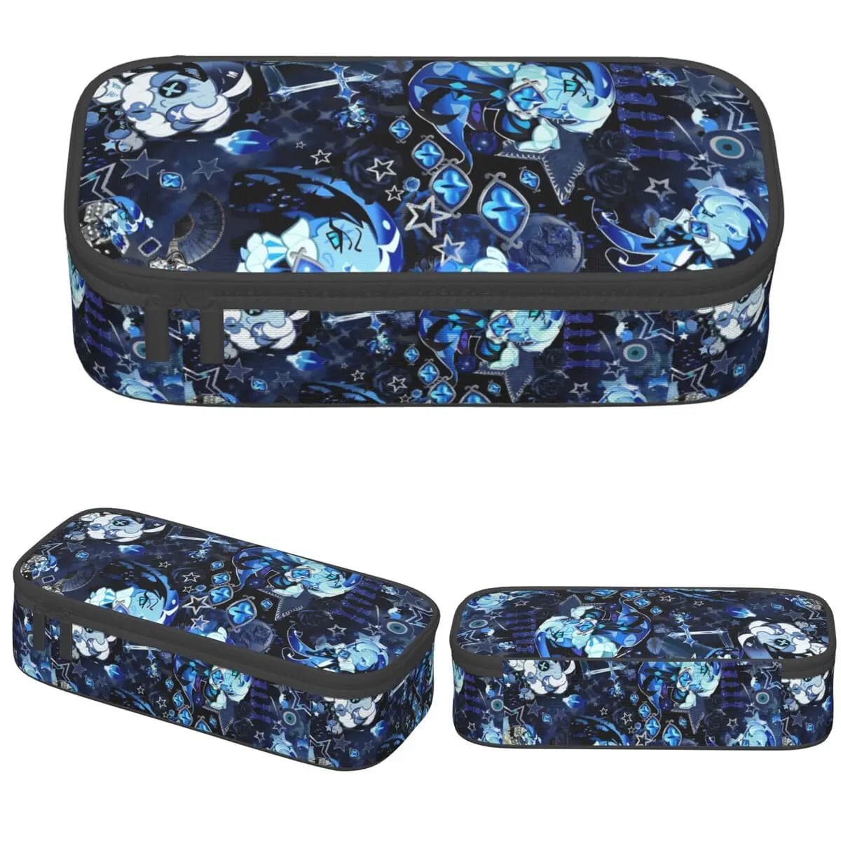 Classico Anime Shadow Milk Cookie Run Kingdom Astuccio per matite Gioco di cartoni animati Astucci per penne Borsa per trucco Materiale scolastico Regalo di cancelleria