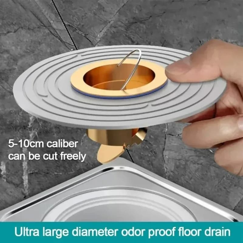 Large Size Brass Floor Drain Core Odor & Insect Proof Bathroom Sewer Rapid Drain Quick in for Enhanced Plumbing Efficiency