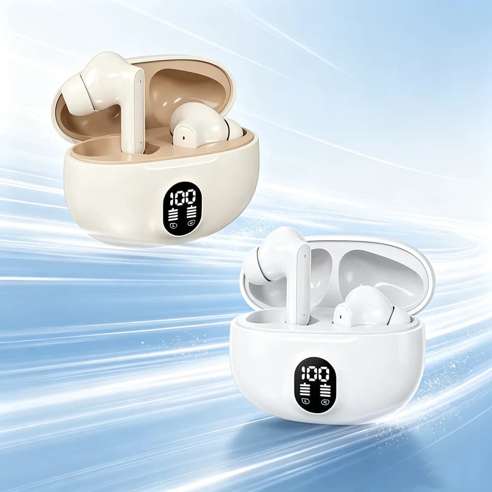 TWS Bluetooth Headphones Wireless Headphones Bluetooth Earbuds Aerodynamic Bluetooth Earphones Reduce Wind Noise During Cycling
