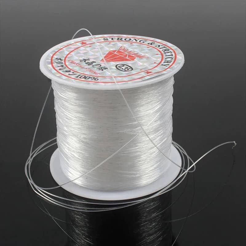 50m Clear Nylon Invisible Thread Strong Fishing Wire Multifunctional String Balloon Jewelry Christmas Garland DIY Decor Supply