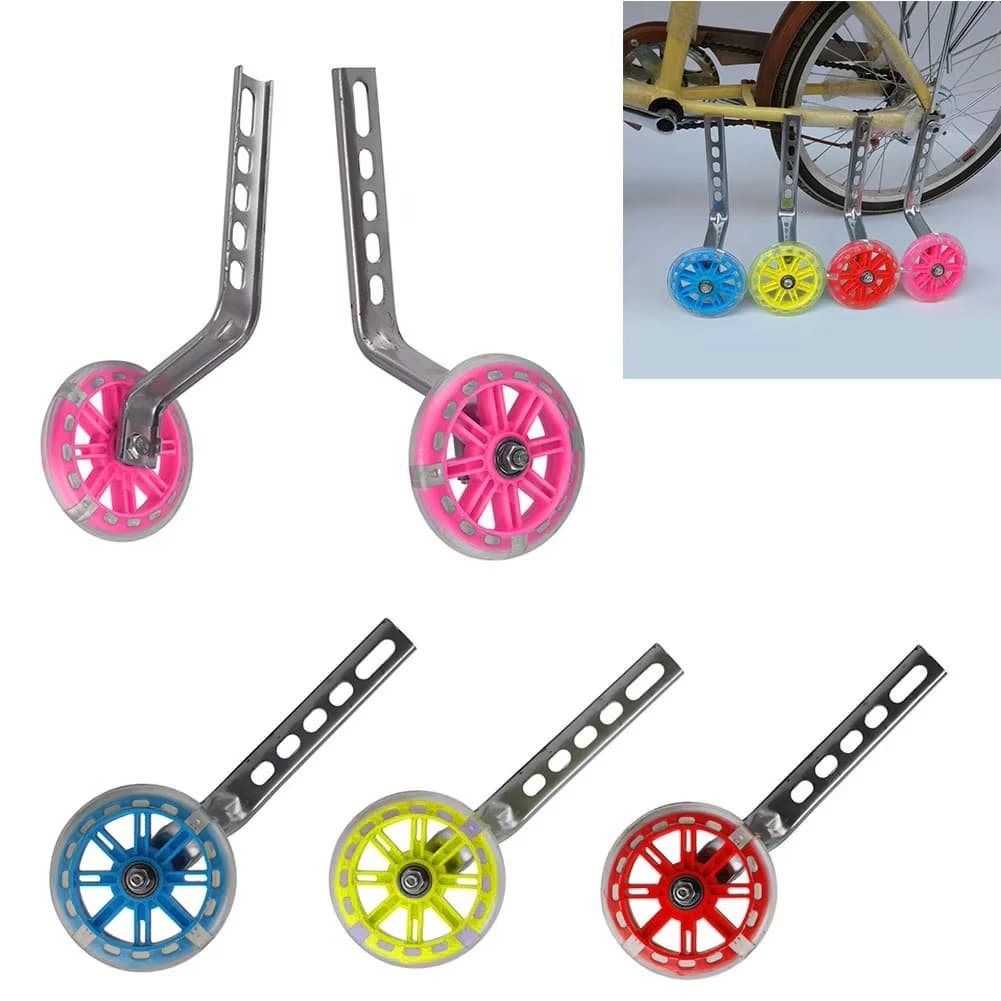 Ruote Stabilizzatrici per Biciclette per Bambini 12 14 16 18 20 Pollici, Resistenti, Universali, Accessori per Biciclette per Bambini