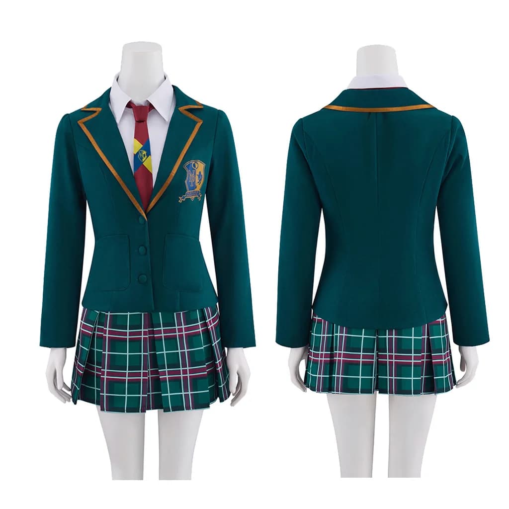 Film Cosplay Astrid Deetz Costume Cosplay Scuola superiore Stile britannico Abito uniforme Donna Abiti fantasia di Halloween