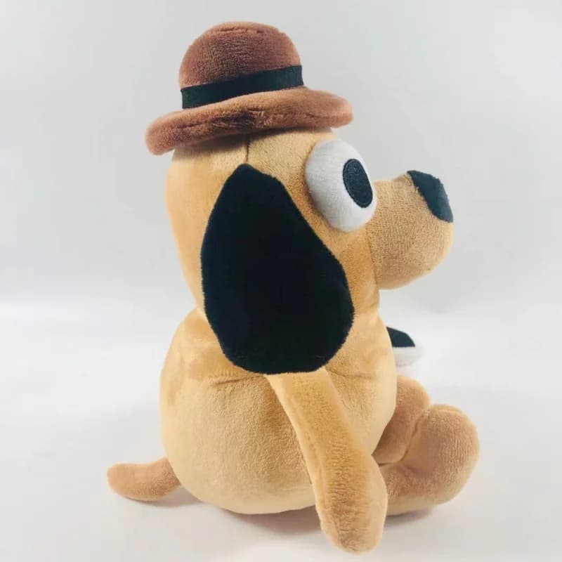 25 cm This Is Fine Meme Coffee Dog Peluche Morbido Peluche Animali Giocattolo per Bambini Regalo per Bambini Ragazzo Compleanno