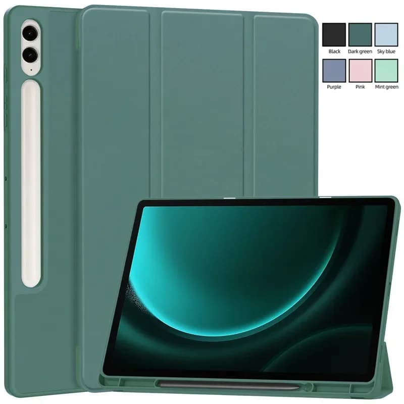 Custodia per Samsung Galaxy Tab S9 FE + S10 FE Tablet Cover con portapenne Funda per Galaxy Tab S9 FE Plus + Cover SM-X610 SM-X510
