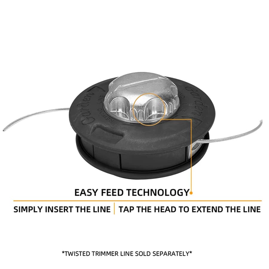 Black European Standard Trimmer Head, Mounting Hole M10X1.25Mm, More Durable Bearing Design, No Need to Open the Cover to Thread the Line, Light Pressure to Release the Line, High Temperature Resistant Design, Suitable for Garden Weeding, Garden Mowing, Lawn Trimming, Ideal Lawn Care and Maintenance Tool