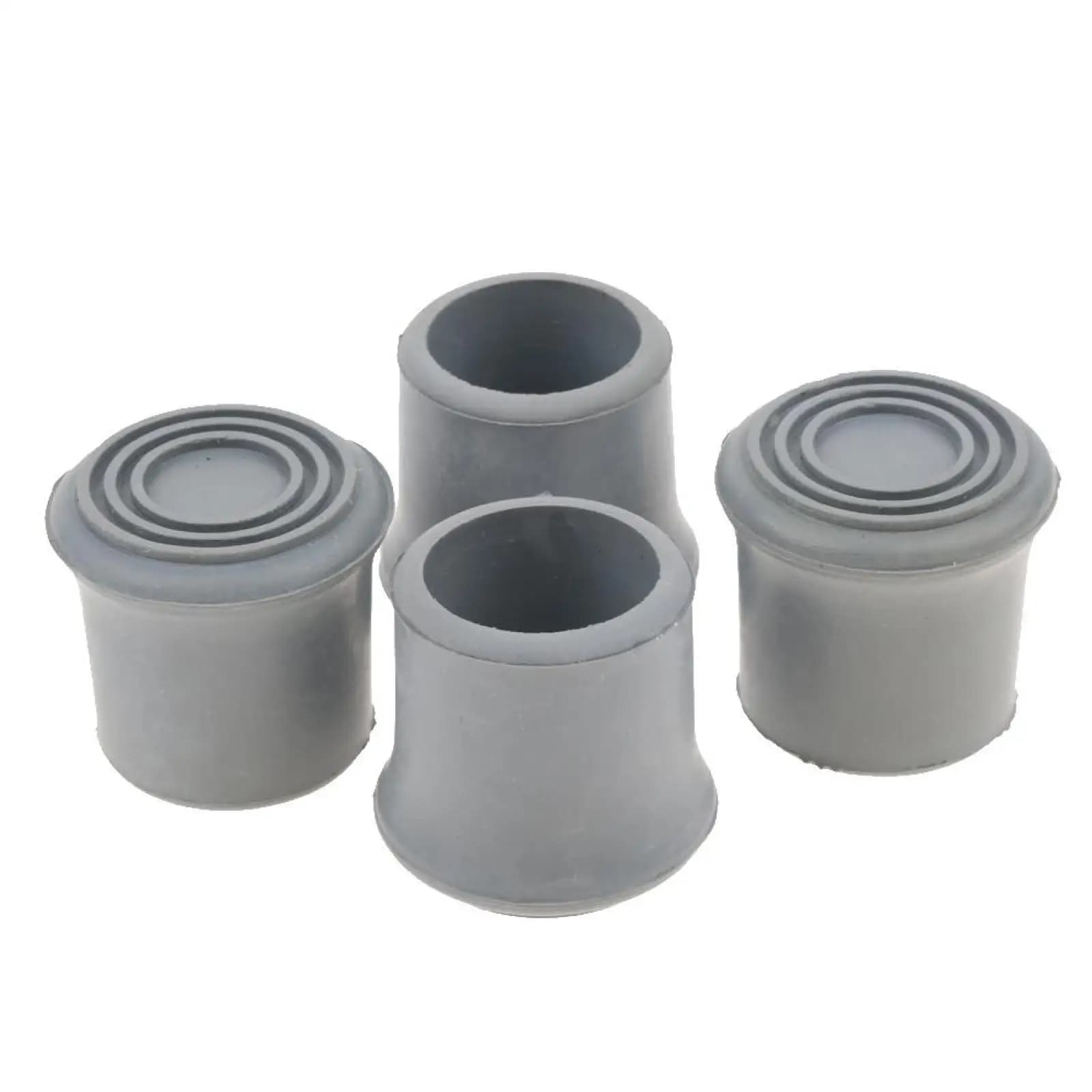 Non Slip Cane Ferrules Rubber Trekking Pole Tip End Caps Walking Stick Feet for Mountain Hiking Use