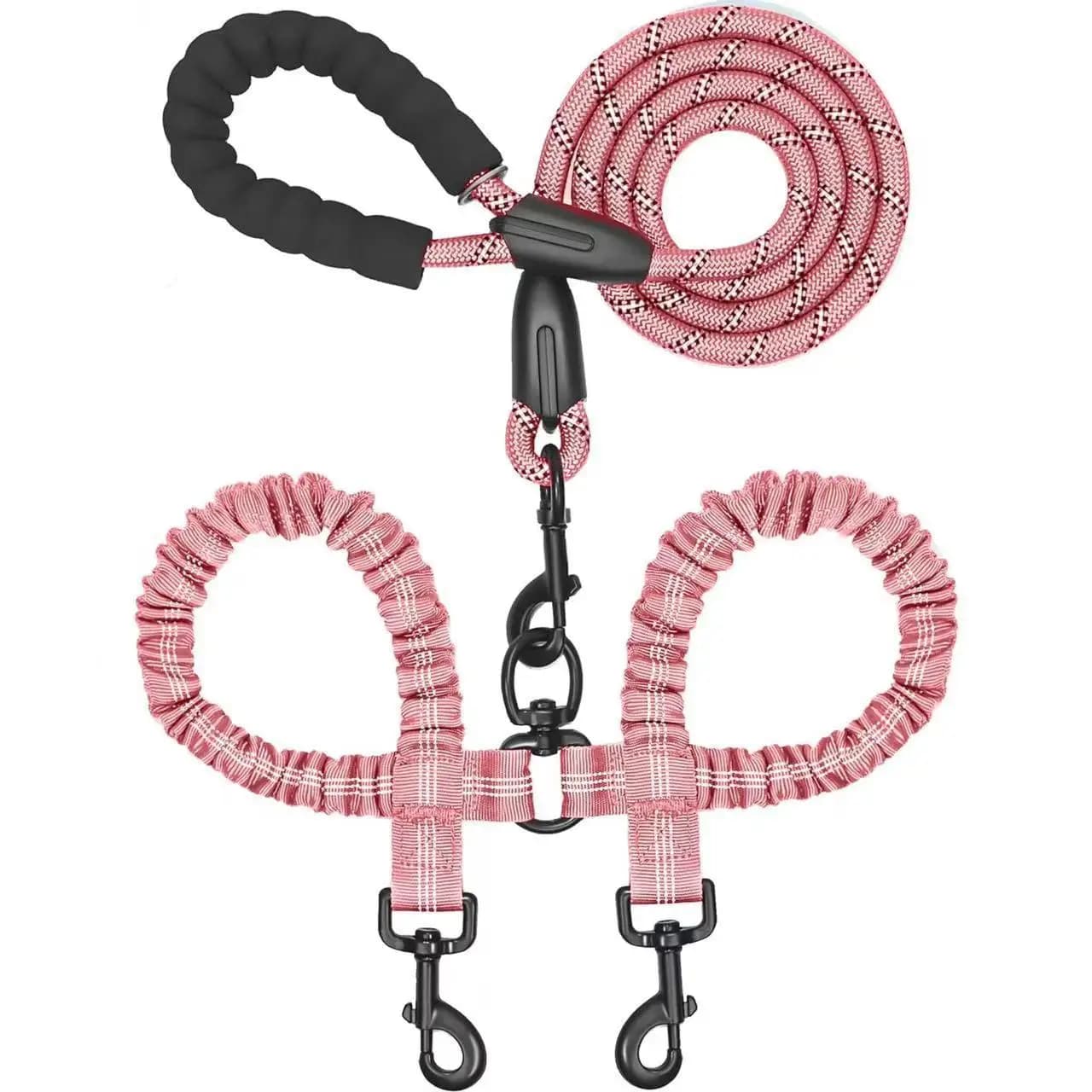 New Retractable Dual Dog Leash Multifunctional Heavy‑Duty Pet Lead for Medium Large Dogs Outdoor Walking Pet Accessory