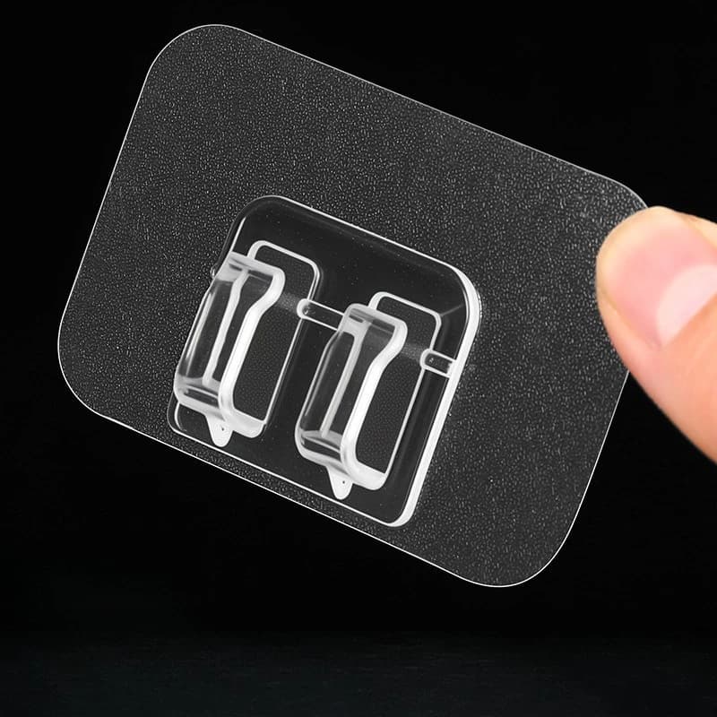 3 adesivi per scaffali senza foratura, adesivi con colla resistente e impermeabile, ganci per bagno, ganci adesivi da parete