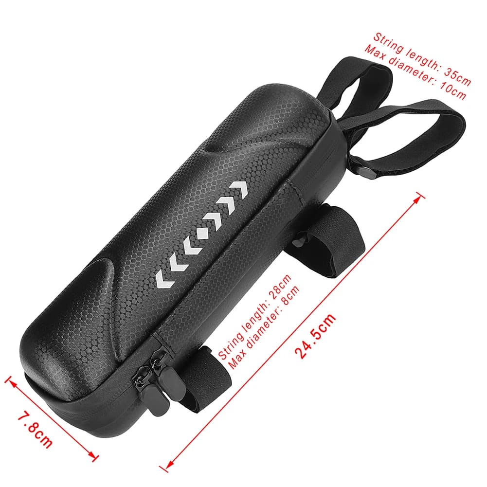 Borsa Porta Borraccia da 1L per Scooter, Custodia Rigida in EVA PU per Borraccia, Organizer Porta Attrezzi, Custodia per Accessori Scooter M365