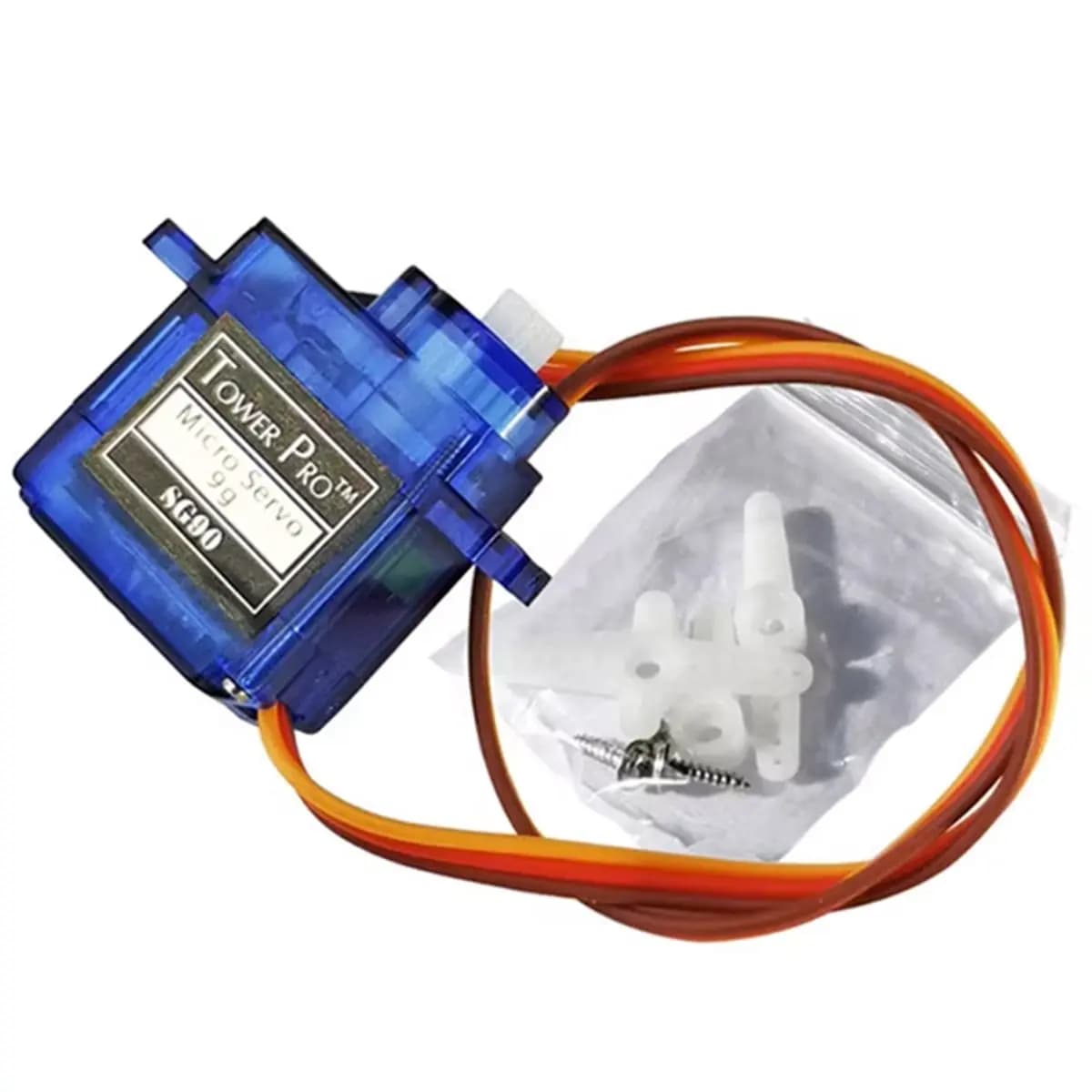 (A30I) Micro Servo Motore SG90 9G per Auto RC, Braccio Robotico, Progetti Arduino - 360° ° Servo Digitale Rotante 5V, 3 Pezzi
