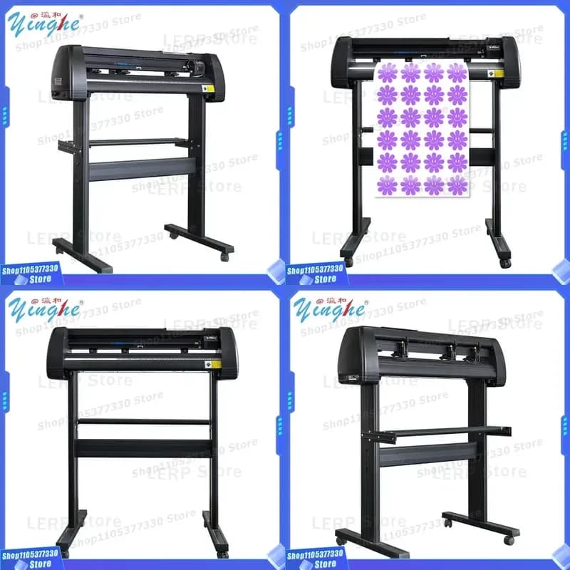 Yinghe YH-720J-006 720mm Automatic Vinyl Cutter Plotter for Sticker Iron Metal Cutting Machine Professional 2ft Desktop Sign