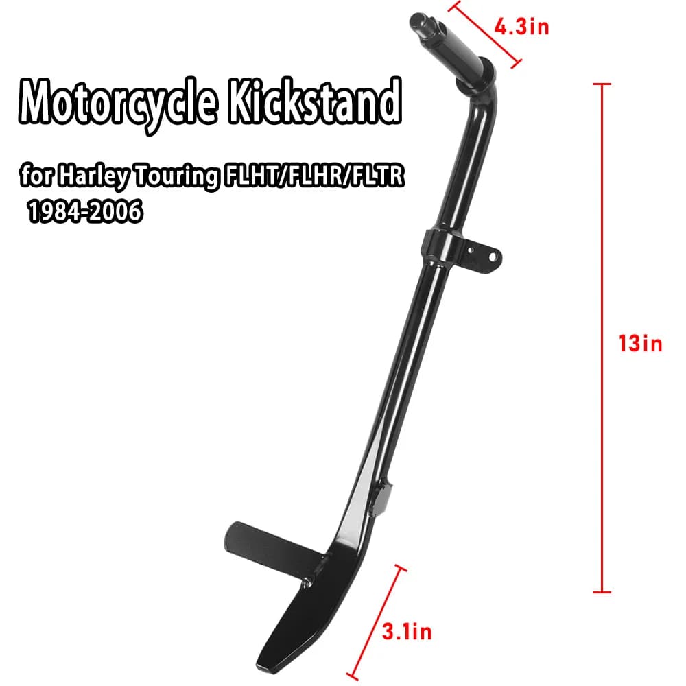 Moto 10 11 12 pollici Cavalletto Cavalletto Laterale Kit Parcheggio Poggiapiedi Staffa Per Harley Touring FLHT/FLHR/FLTR 1984-2006