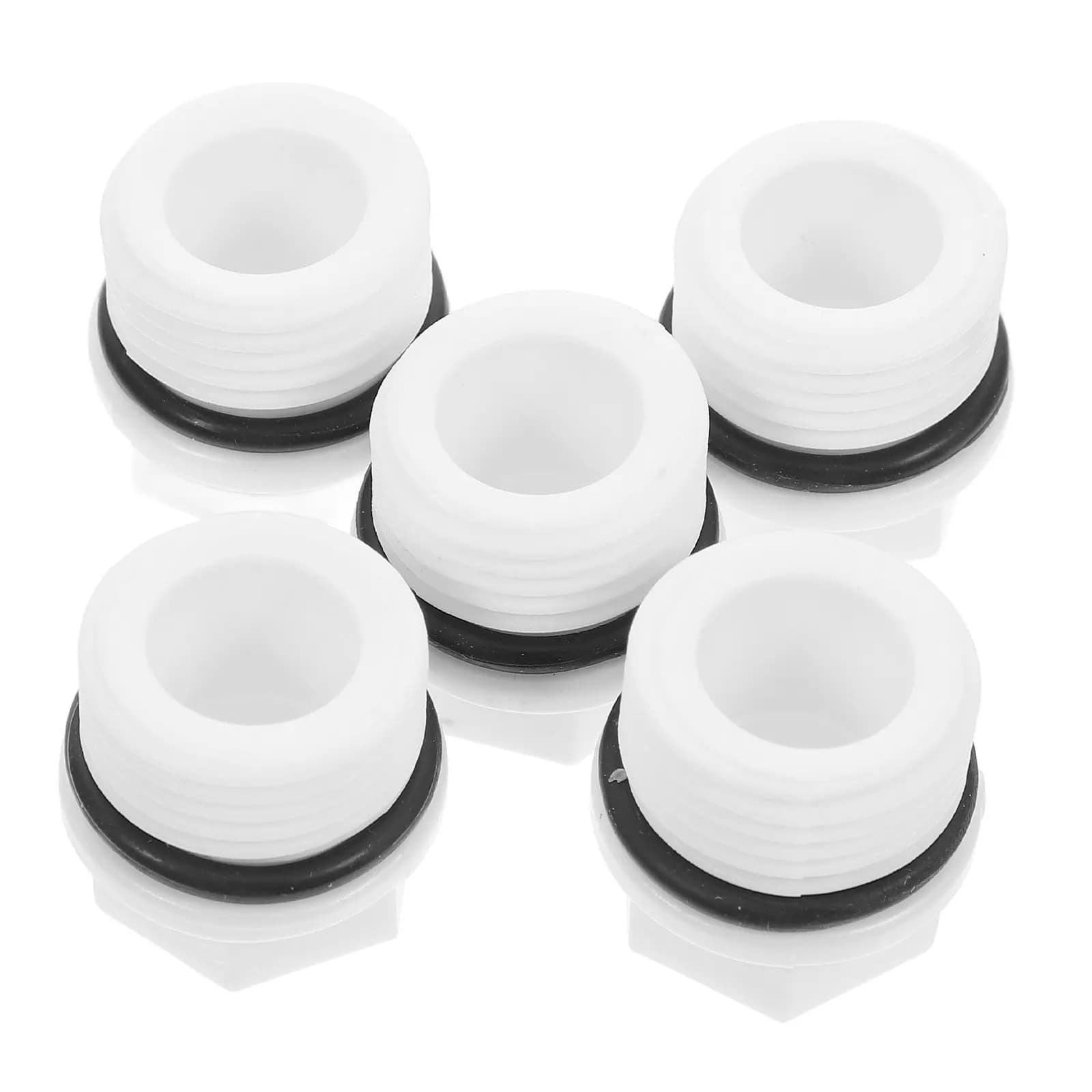 5 Pieces PPR Pipe Carpet with Male, White Thread, for Garden Irrigation Systems, Water Connectors, Home Irrigation Carpets