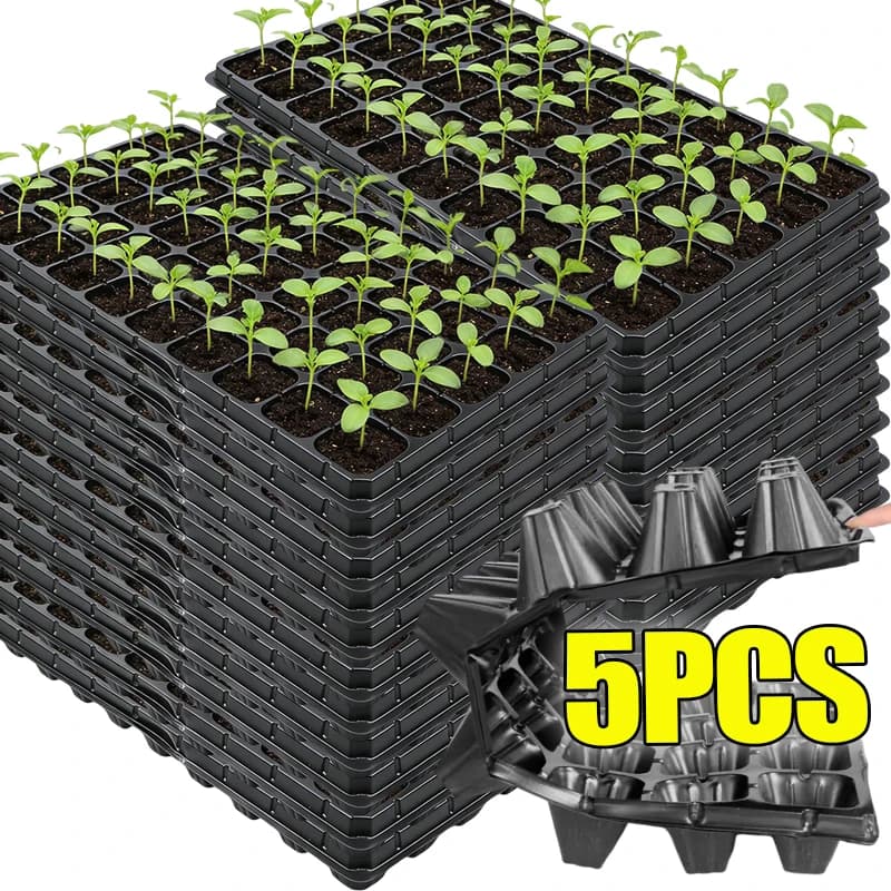 Tray for Semina with 21/32/50 Holes, Plastic Jar for Flowers and Tomato Seeds, Vases for Ecological Seeds, Garden Accessories