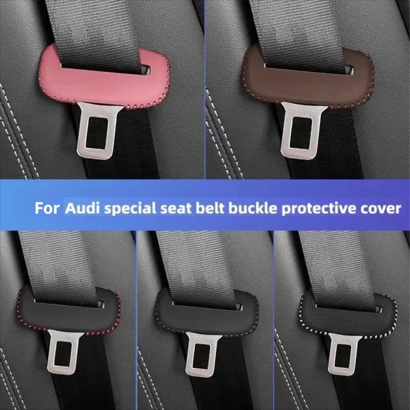 Protezione per Fibbia della Cintura di Sicurezza per Audi A4L A6L A3 Q5L Q3 Q7 Q8, Accessori Decorativi per Interni Auto