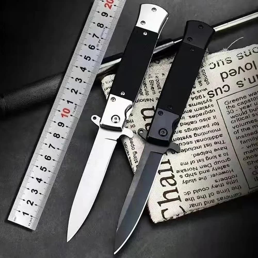 Coltello pieghevole portatile da esterno - Coltello tattico multiuso di sopravvivenza in acciaio inossidabile ad alta durezza