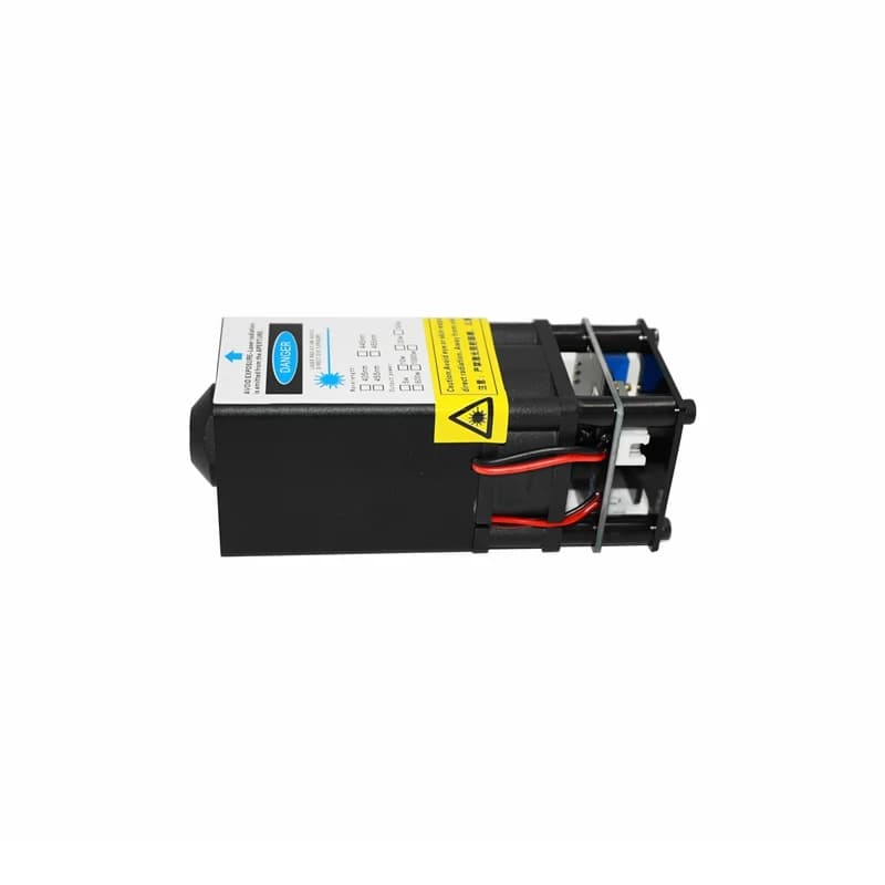 450nm 5w Modulo per incisione laser a fuoco fisso blu Spot 0,035 mm Incisione su metallo per taglio legno