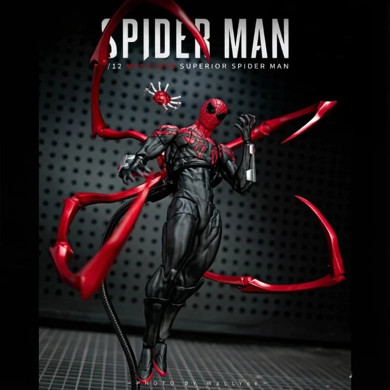 Mess Toys CT Superior Spider-Man Action Figure Ultimate Neighbor Octopus Parker Modello Articolato Anime Giocattolo da Collezione Regalo per Ragazzi
