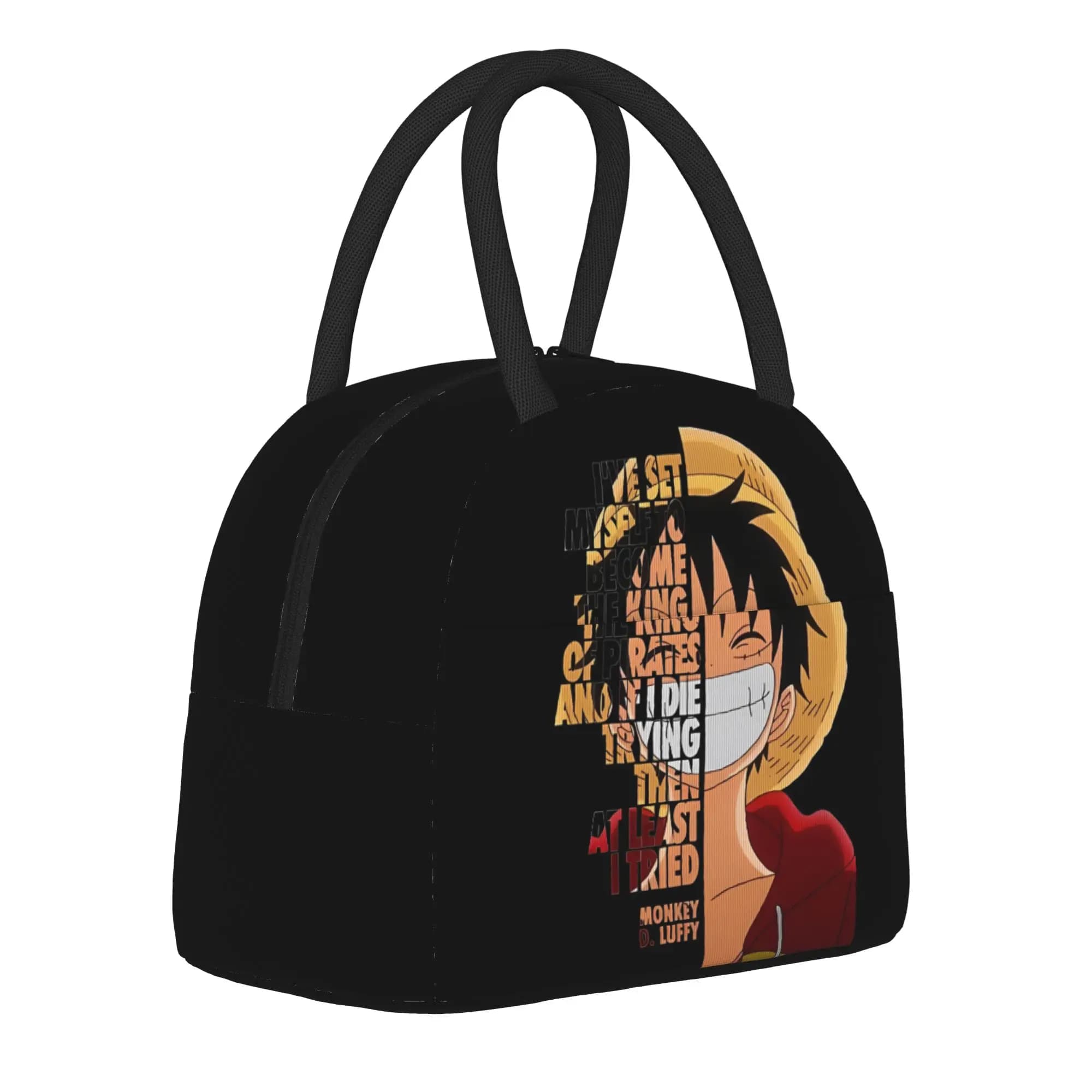 LUFFYS o-one-piece-e Borse termiche per il pranzo, per picnic, contenitore portatile per alimenti, per uomo e donna, contenitore termico per alimenti