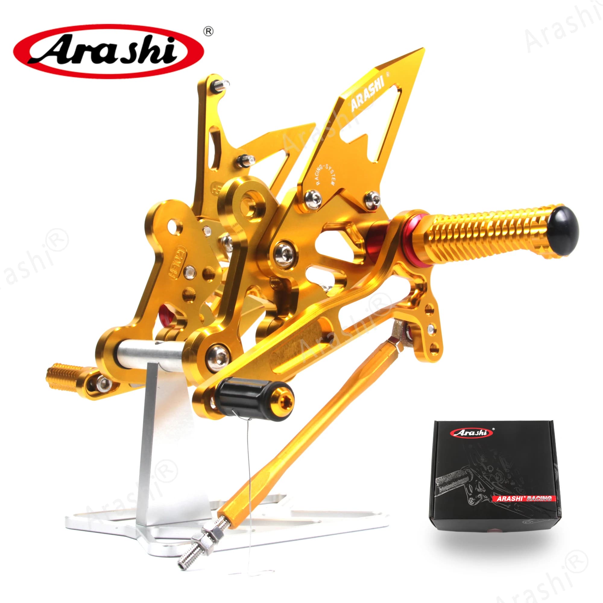 Arashi GSX-S750 / GSXS750Z Rider Rearset Pedane Regolabili Pedane Per SUZUKI GSXS750 GSX-Z750 2015 - 2022 2019 2020 2021