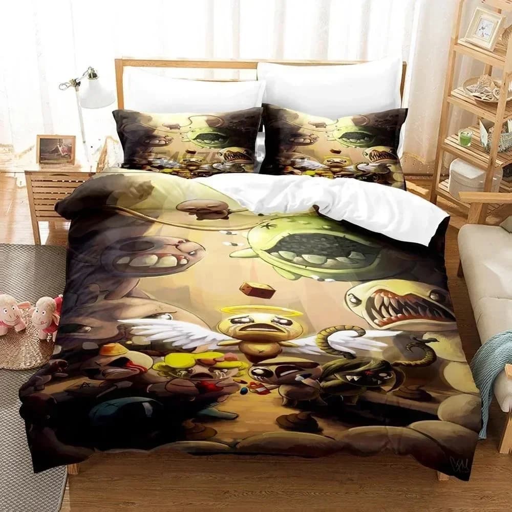 Gioco di stampa 3D di moda The Binding of isaac Set di biancheria da letto Singolo Doppio Completo Queen King Size Set di lenzuola per camera da letto per adolescenti