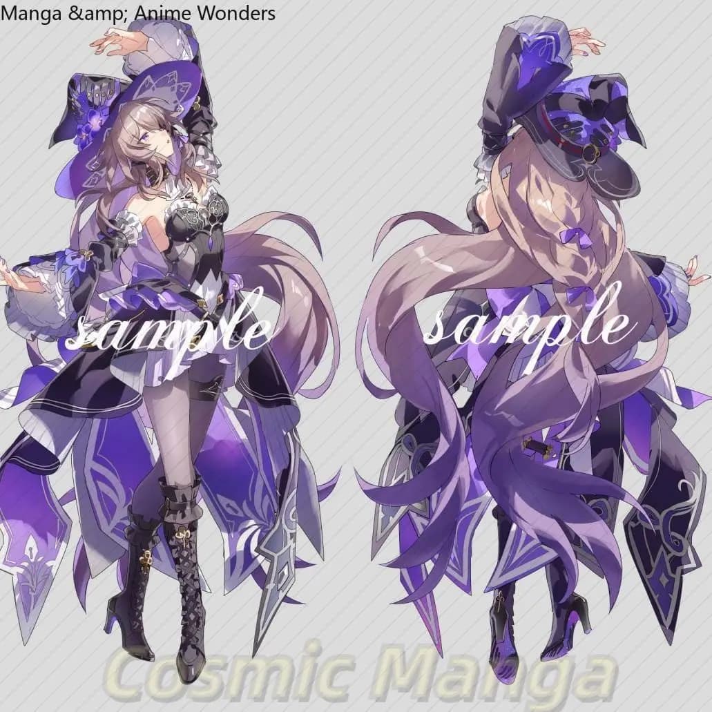 Cosplay 15cm Honkai: Star Rail Herta Anime Acrylic Figures Stand Model Desk Decor Collection Standing Sign Halloween Gift Game