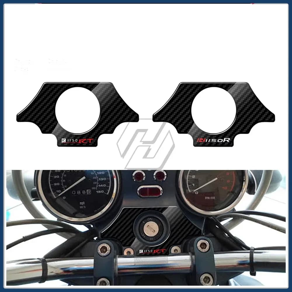 Per BMW Motorrad R1150R 2001-2005 Defender triplo giogo superiore effetto carbonio 3D