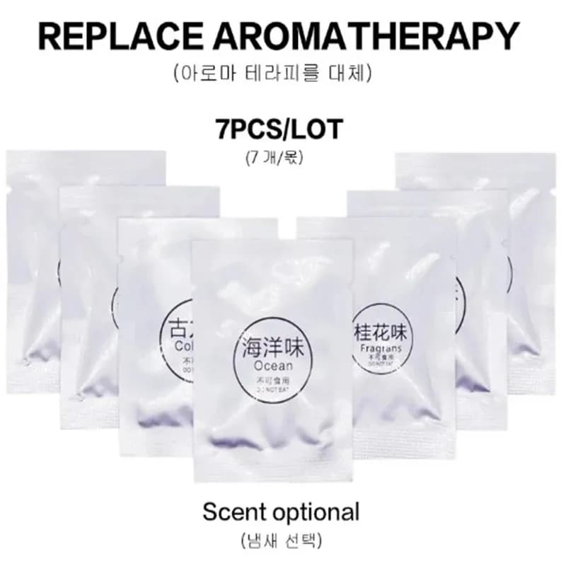 3/7/10/20pcs Auto Deodorante Supplemento 7 Pz/lotto Solido Auto Profumo Auto Aria Condizionata Vent Auto Ocean Ricarica Aria Outle