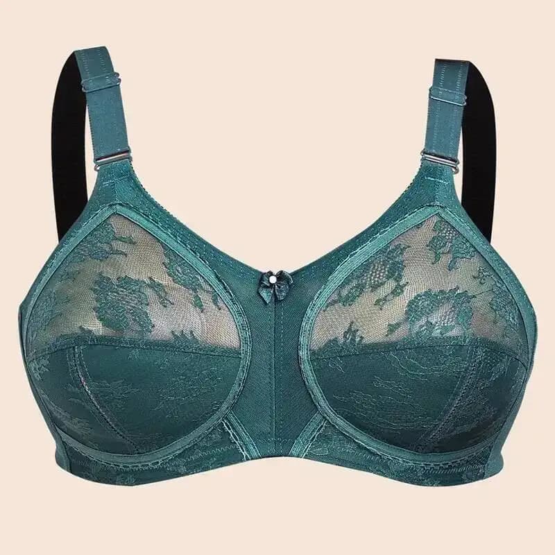 Verde DEF 75 80 85 90 95 100 105 110 115 Stick On Bra Full Cup Plus Size Lingerie Reggiseni per le donne Brasier Mujer Reggiseno Femme
