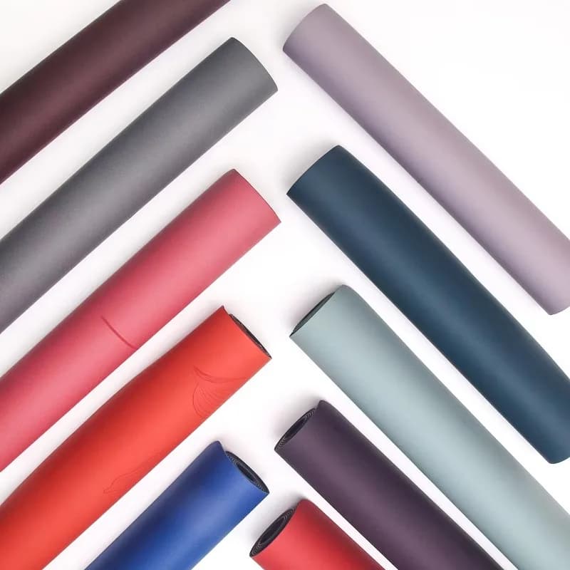YTYIN yoga mat with customized eco-friendly logo, durable, natural PU organic rubber, comfortable design with ecological characteristics