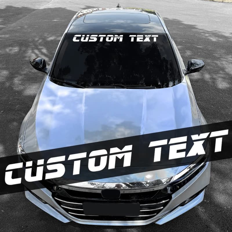 1PC Car Stickers Custom Windscreen Automatic Self Adhesive Body Waterproof Vinyl Decal For Boat