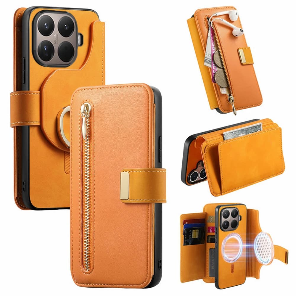 Portafoglio RFID in pelle staccabile 2 IN 1 Funda per Xiaomi 15T Pro 5G 2025 Custodia di lusso Magnete Libro di carte Shell Mi 15 T T15 Flip Cover