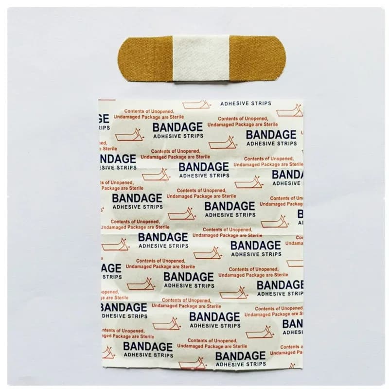 100 pezzi di medicazione elastica per ferite, benda adesiva traspirante, cerotti per nastro adesivo di primo soccorso per bambini, assistenza medica per bambini