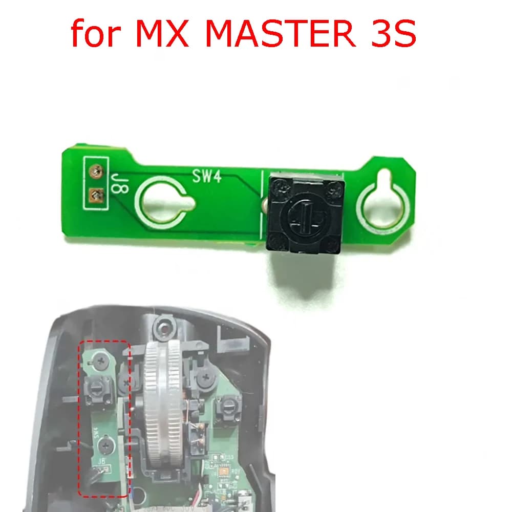 For MX MASTER3S mouse button card accessories Replacement of left mouse keyboard for gaming mouse parts Logitech MX Master 3S