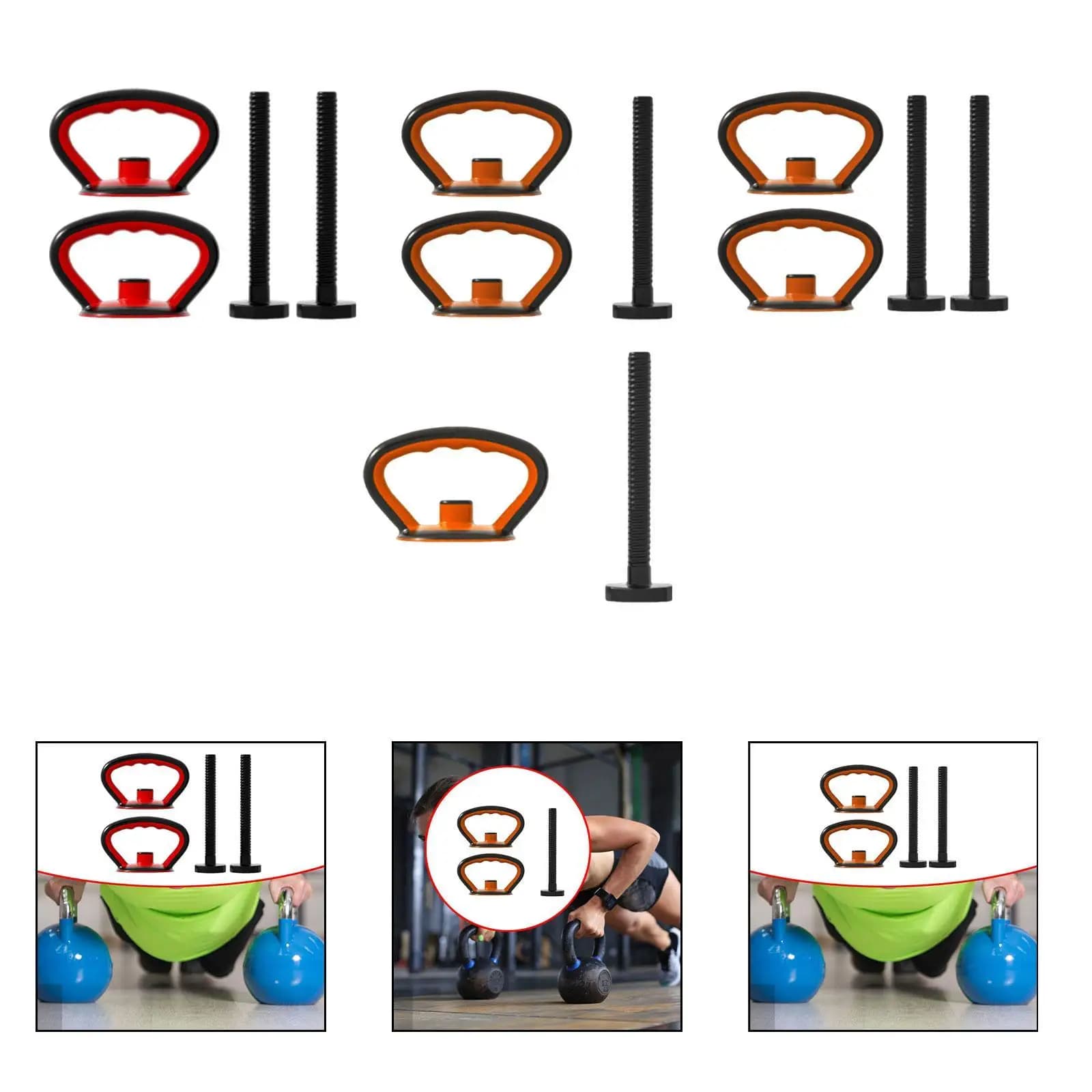 Kettlebell handle Multifunction handle for push up grip for outdoor fitness equipment Training Bodybuilding