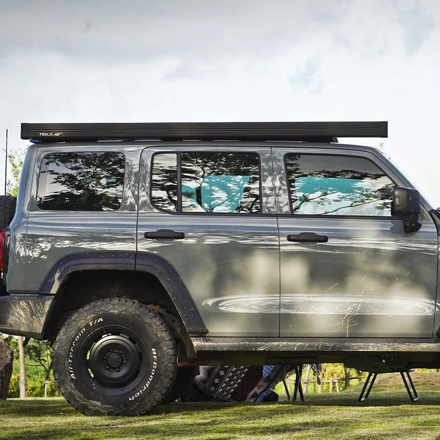 Car 4x4 4wd SUV Outdoor Camping Travel Rooftop Awning Pull Out Tent Car Side AwningATV&UTV