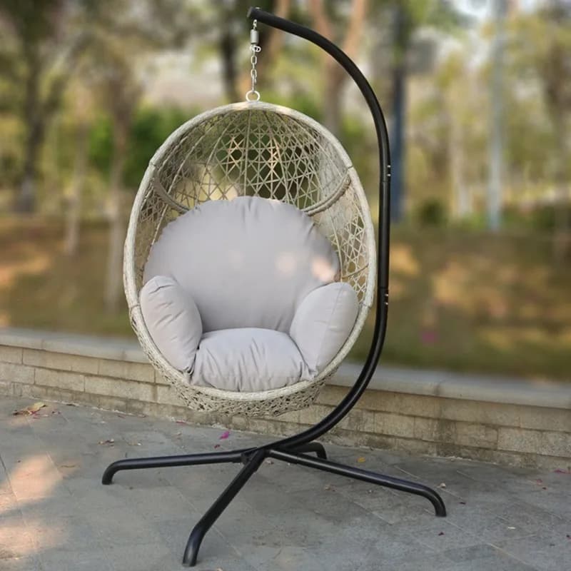 Darwin 2026 hanging pendant chair in Rattan PE for Exterior, Comfortable with cushion, Convenient price