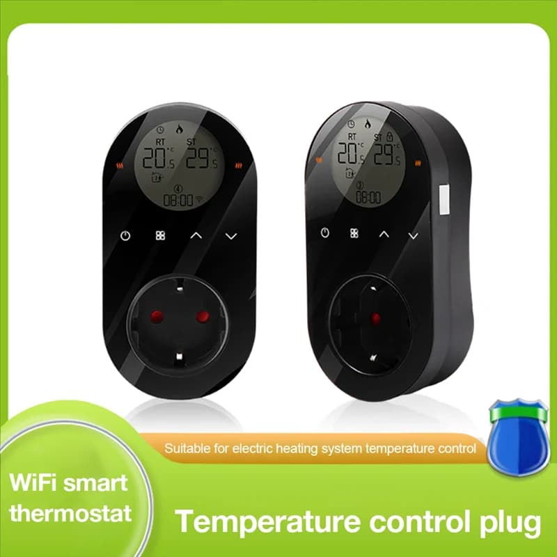 3CGRO-Wifi Smart LED Telecomando Spina di energia digitale 16A Termostato Presa Regolatore di temperatura per riscaldamento Raffreddamento EU
