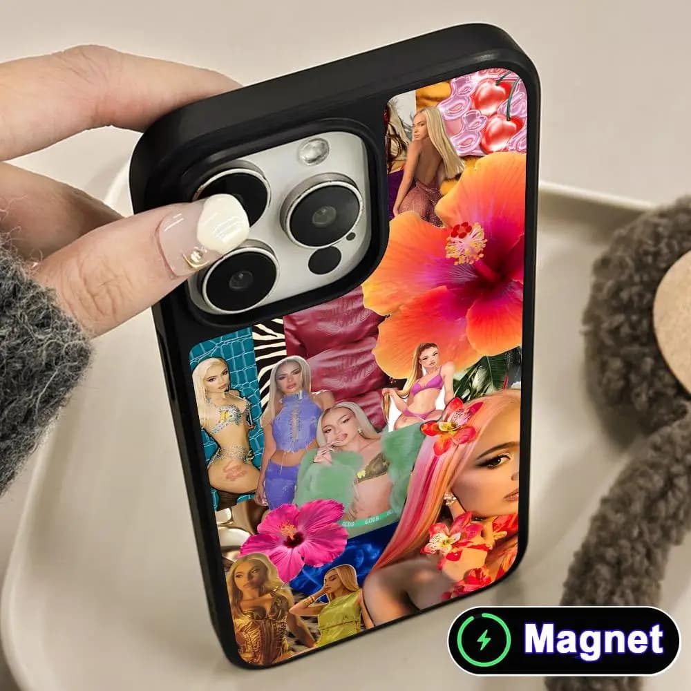 Fashion Bad Gyal Phone Case for iPhone 17 16 15 14 13 12 11 Air Pro Max Plus Matte Surface Magnet Cover