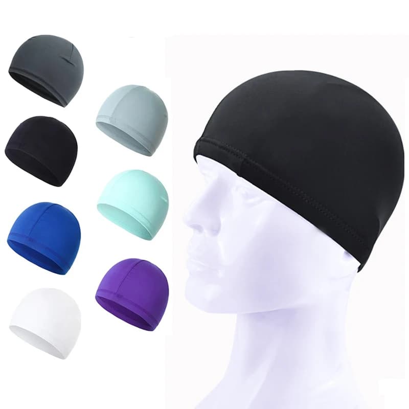 Breathable cycling hat anti- UV for bicycle Outdoor sports Soft racing cap for motorcycle helmet Man Woman