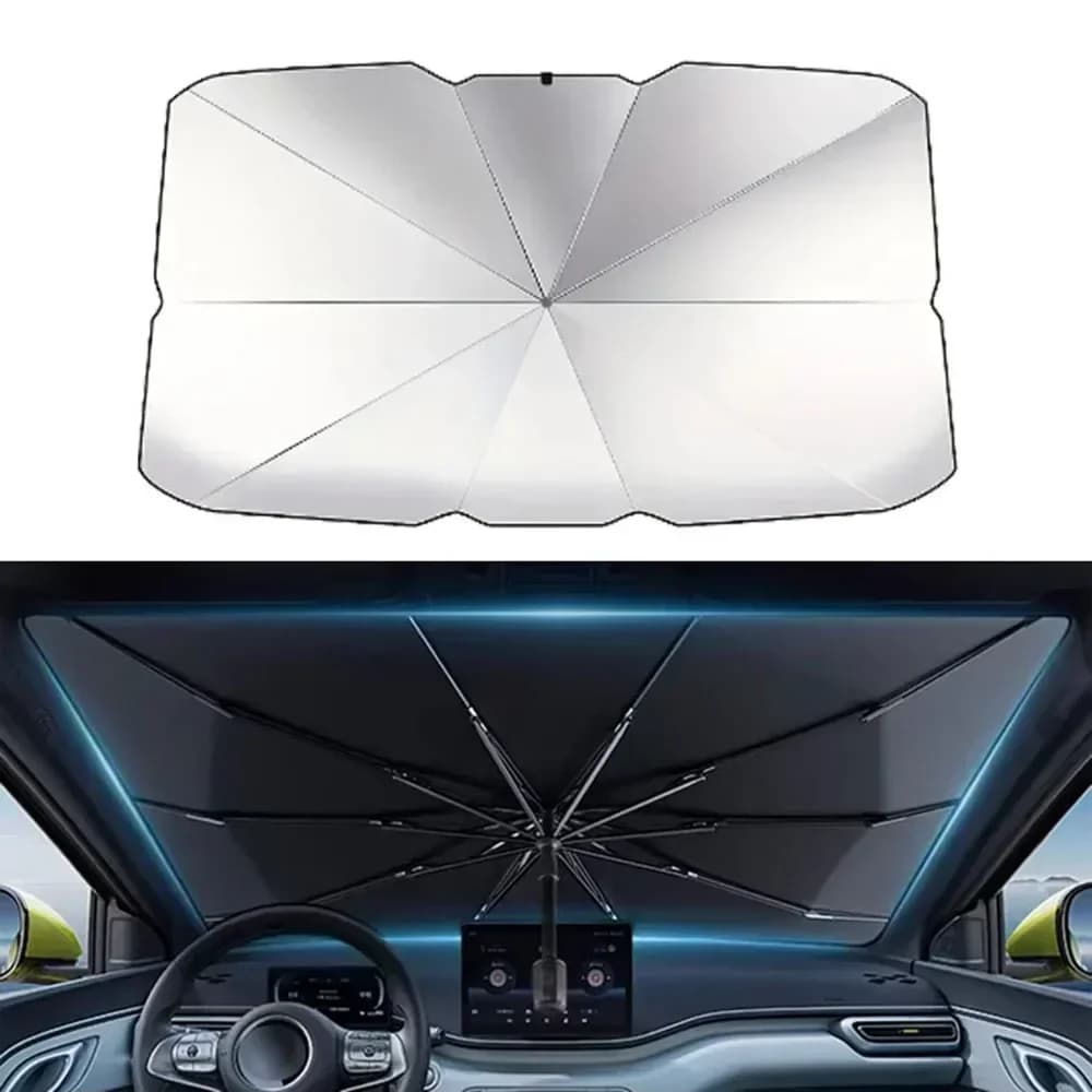 Parasole per Parabrezza Auto, Protezione Solare Estiva, Copertura Pieghevole per Parabrezza Auto