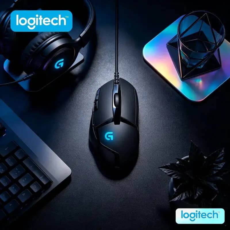 Mouse da Gaming Logitech G402 4000 DPI con 8 Pulsanti Personalizzabili e Antiscivolo per Appassionati di FPS