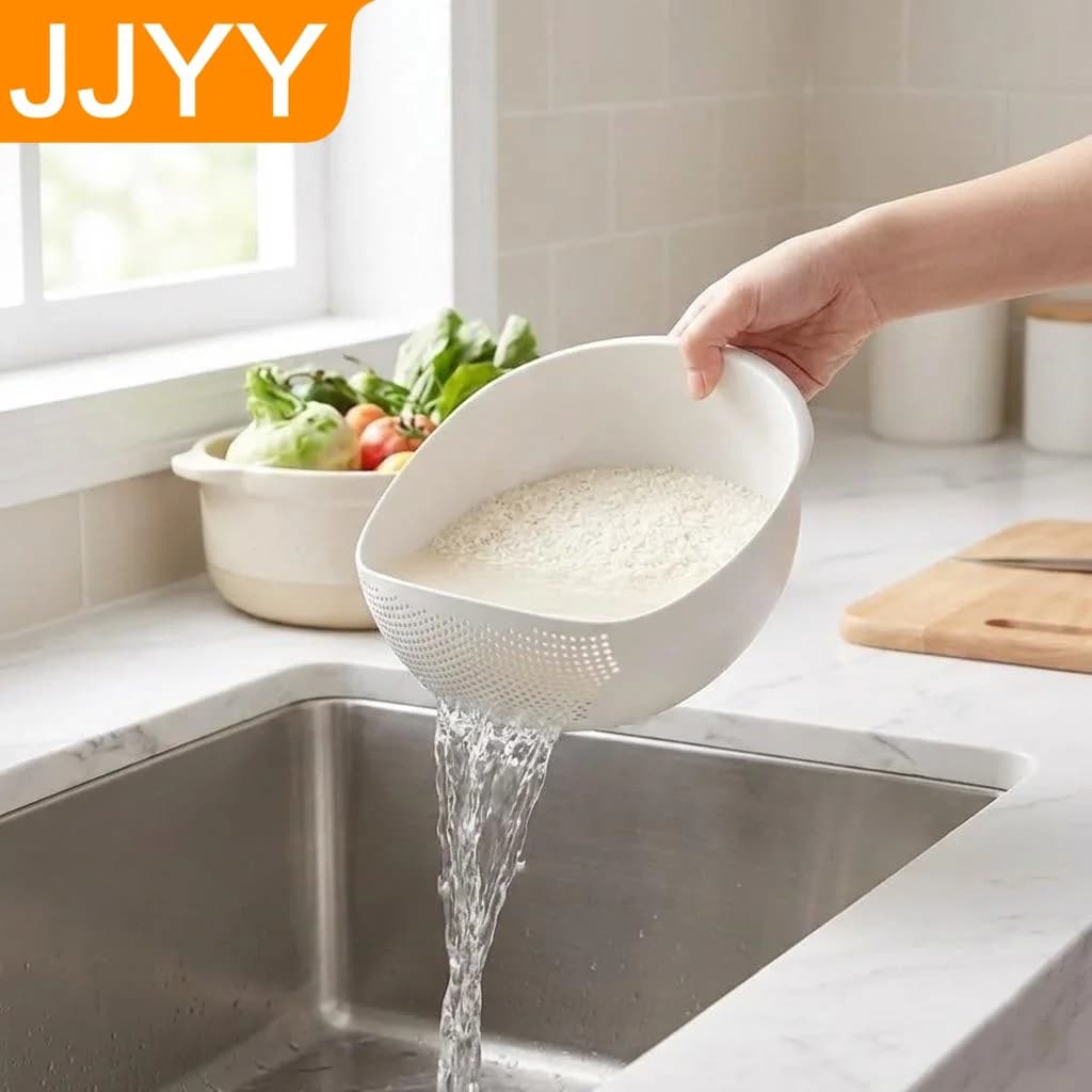 Drying basket, Rice filter, Fruit and Vegetable sieve, Multipurpose Kitchen Tools