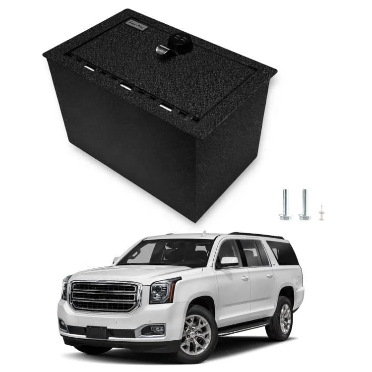 Front Console Armrest Storage Box Organizer 2015-2021for CHEVROLET for SUBURBAN TAHOE GMC YUKON Car Safe Console