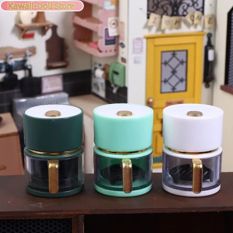 Model of mini kitchen appliance for home of dolls Mini air fryer Shooting scene caps Mini toys models