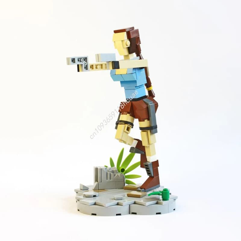 MOC Giochi di Avventura Tombed Raiders Lara Croft Building Block Set Action Figures Giocattoli di Mattoni Per Bambini Natale DIYGift 195PCS